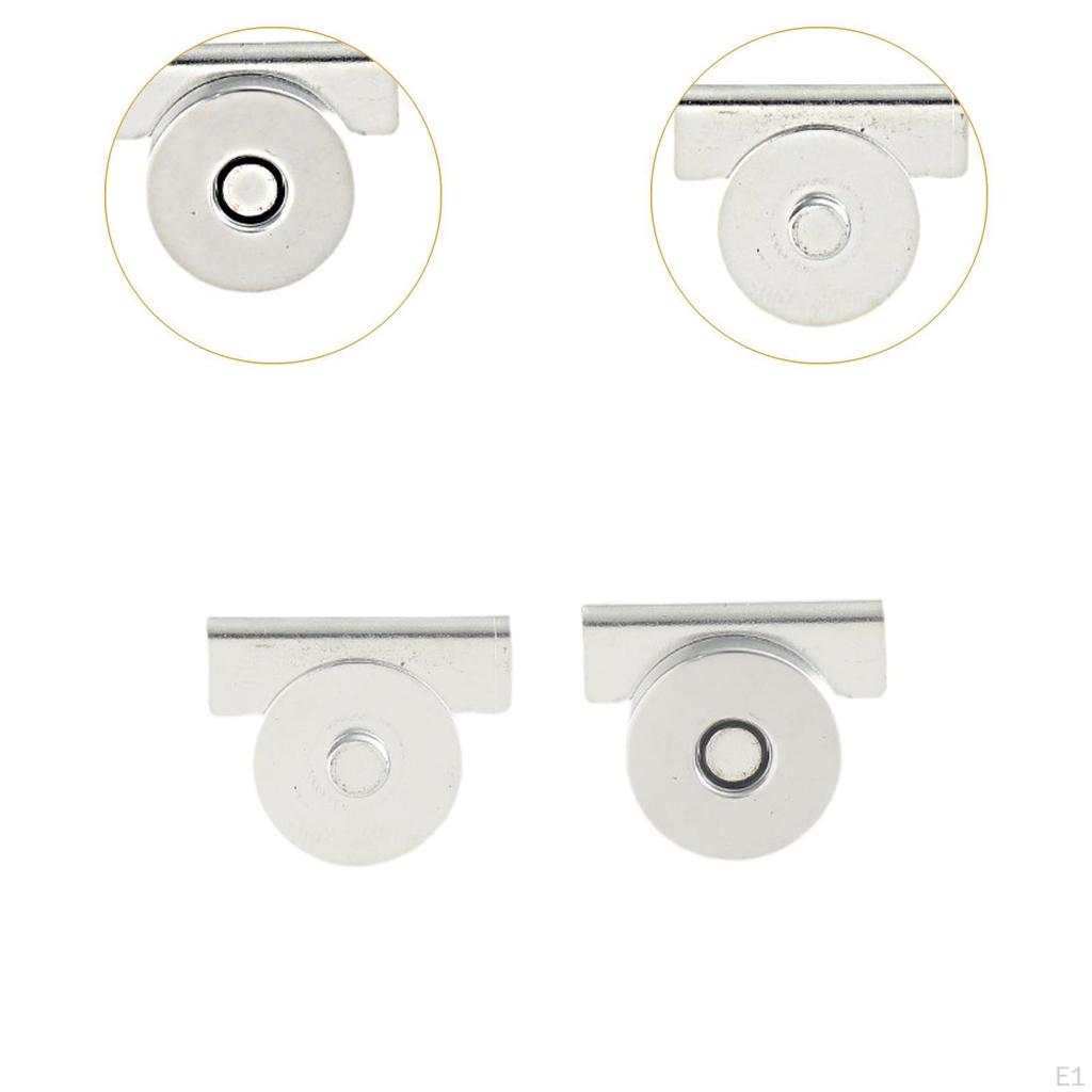 24 Stück Knopf, Taschenbeschlag Verschluss Bastelbedarf, DIY Metallknöpfe Druckknopf für Geldbörsen und Tragetaschen,