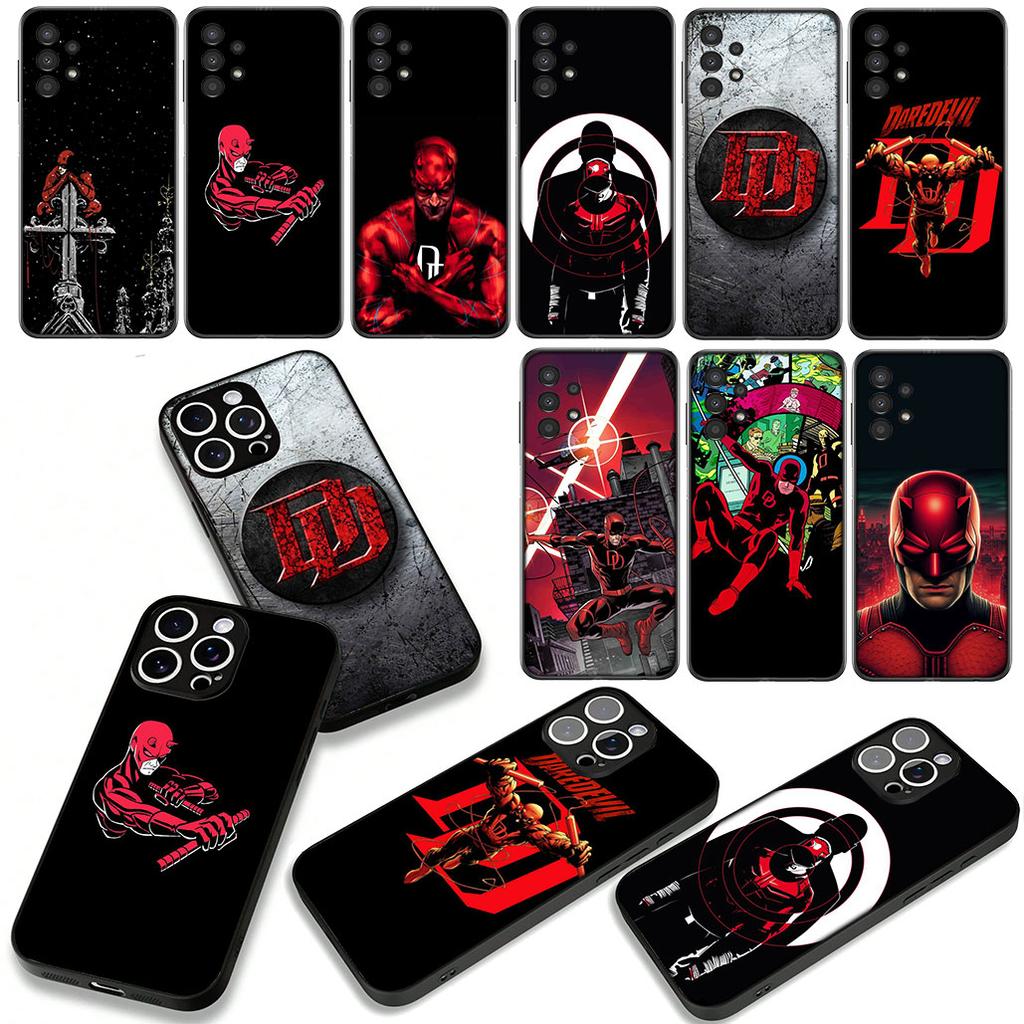 Daredevil Marvel Wallpaper Cover Phone Case for Samsung Galaxy S25 S23 S22 S24 FE Ultra Plus A56 A05 A06 A15 A16 A57 S7 Edge