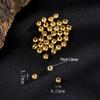 Argent Sterling S925 avec Perles Espacement Plaqué Or 24K pour Bijoux DIY