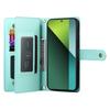 Crossbody Ledertasche für Xiaomi Redmi Note 15 14 13 12 Pro Plus 14C 13C A3 A5 Reißverschluss Lanyard Kartenfach Geldbörse Tasche Hülle