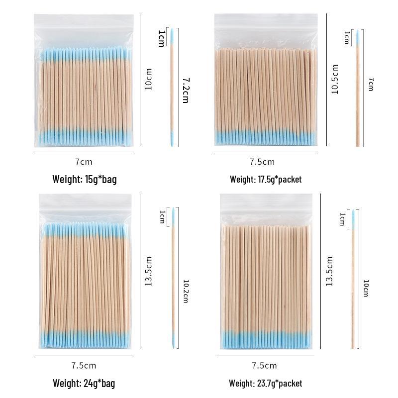 Disposable Microfiber Cotton Swabs for Eyelash Extensions, Nail Art, and Tattooing
