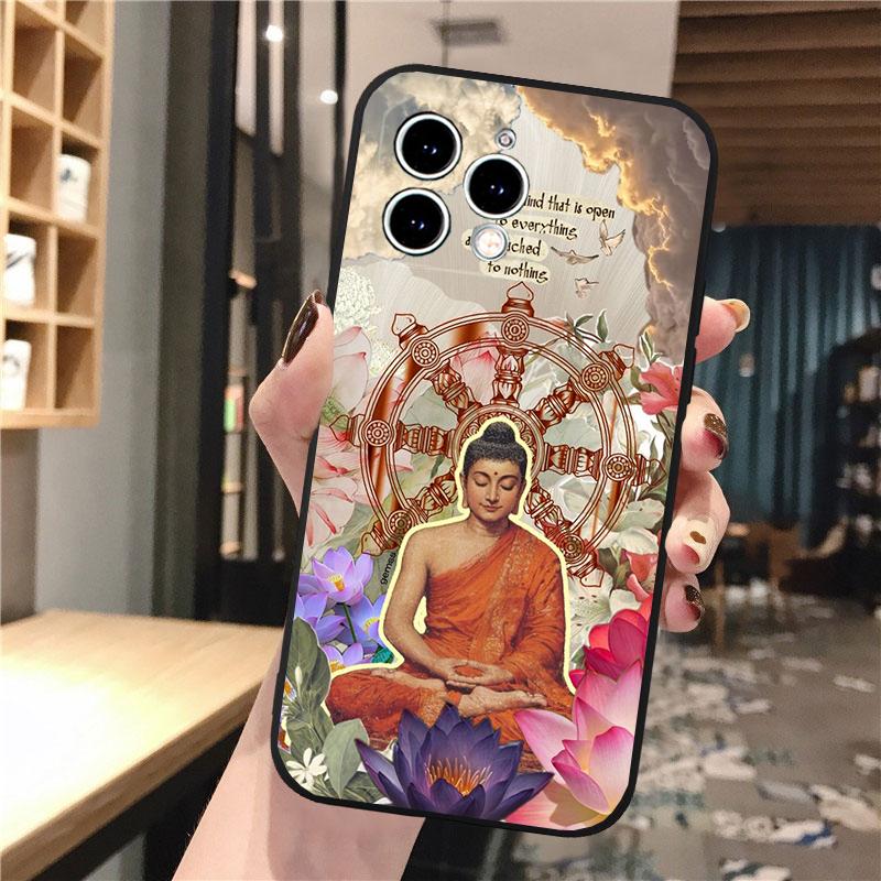 Phone Case For iphone 17 Pro Max 17 Pro Air 16 15 14 13 Pro Max 15 16 Pro 15Plus buddha
