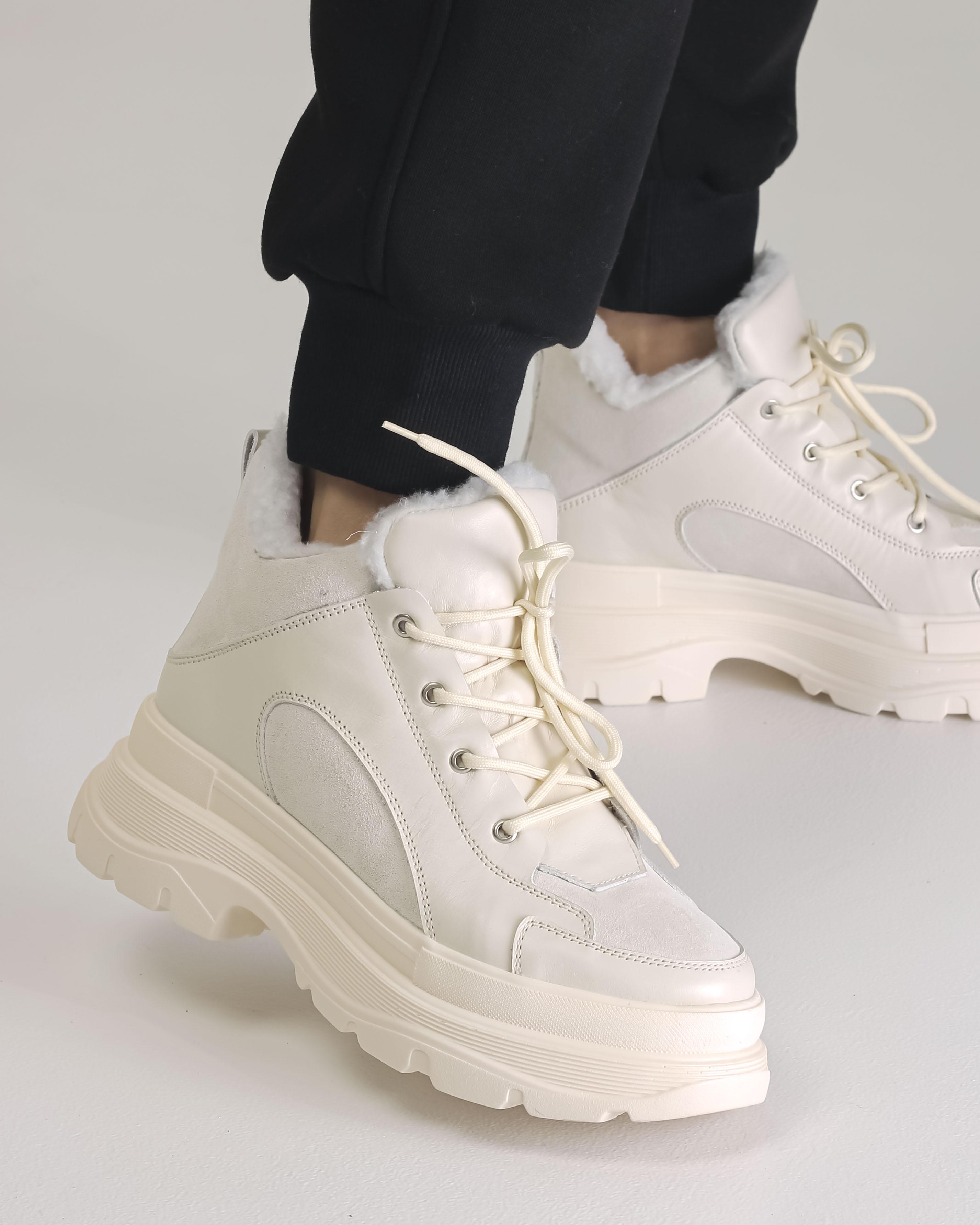 Baskets d'hiver U.Spirit 5050 36 cuir daim laiteux