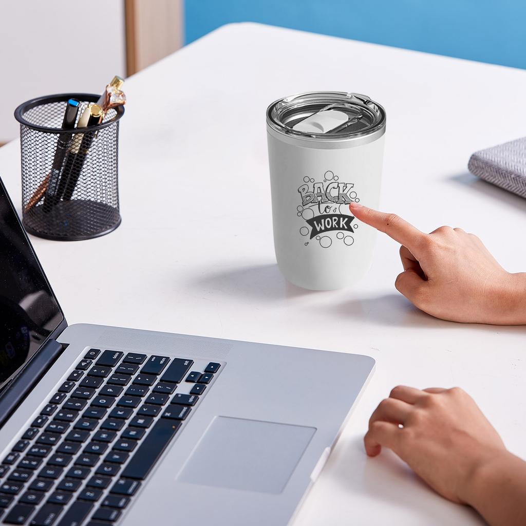 Personalisierte Tasse zum Umrühren von Kaffee, doppelwandig isolierte Wasserbecher