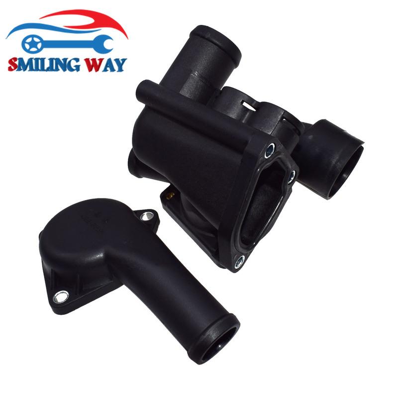 Coolant Thermostat Housing Gasket Cover Flange 021121119A 022121117C 021121121C For VW Golf 1999-2006 & Jetta 1999-2004 V6 2.8L