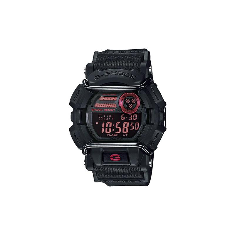 

Casio fashionable street cool high-end LCD display sports waterproof quartz movement resin strap Japanese and Korean watch 5549.7mm men s GD-400-1 чёрный