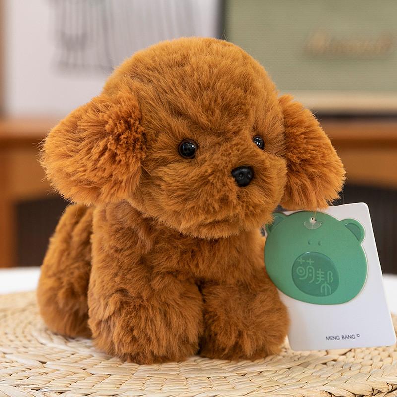 Soft Plush Dog Toy Stuffed Animal With Pp Cotton Filling For Kids Gift Decor