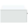 Wall Mounted Side Table White 59 x 34.5 x 17 cm