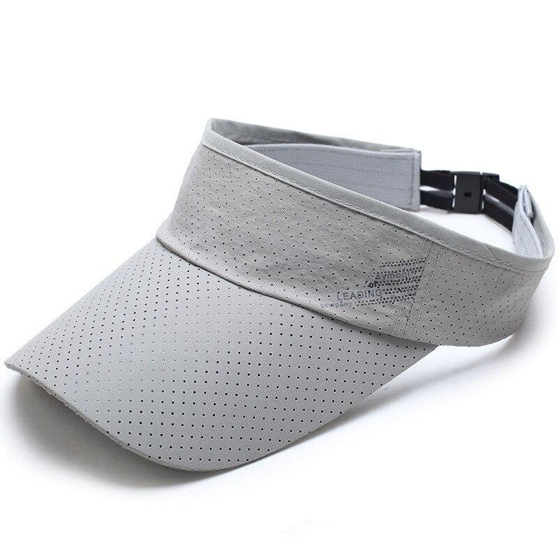 

Мужская и женская новая летняя быстросохнущая сетчатая шляпа без крыши для улицы с солнцезащитным козырьком светло-серый