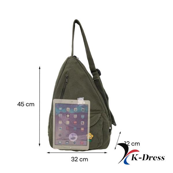 Vintage Canvas Schultertasche Rucksack Umhängetasche(3 Farben)