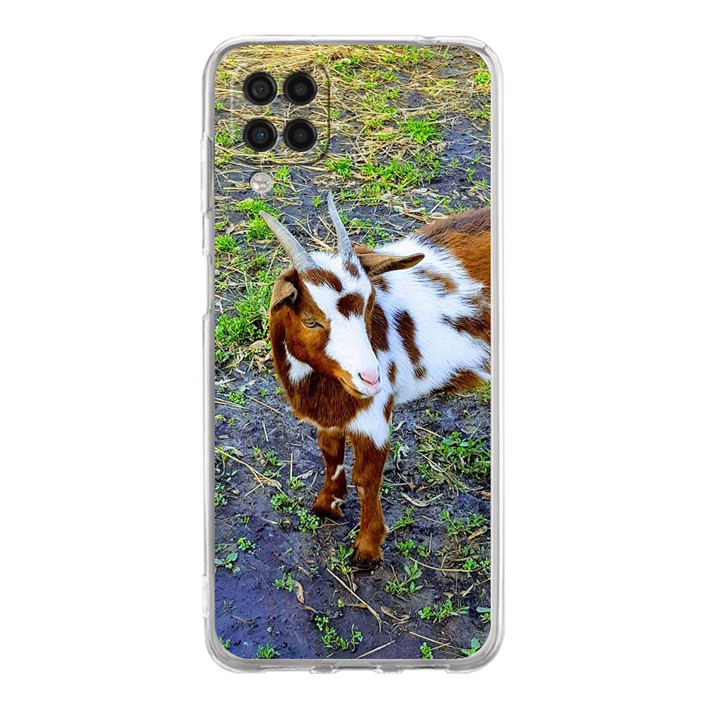 Phone Case For Samsung Galaxy A13 A33 A35 A55 A73 A53 A23 A51 A71 A21S A72 A31 A41 A05s A03S A15 A25 5G Cover Cartoon Cute Goat
