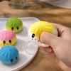 Stress Toy - Steamed Bun Toy with Blowing, Soft Non-Sticky and, Realistic Food Toy for Adults and Kids