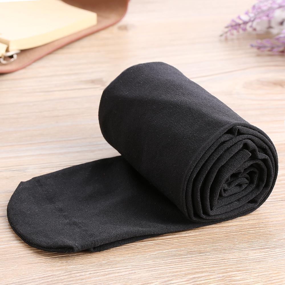 120D Spring Autumn Woman Plus Size Stockings Sexy Opaque Thick Pantyhose Footed Socks for Femail Girls Black Warm Fashion Tights