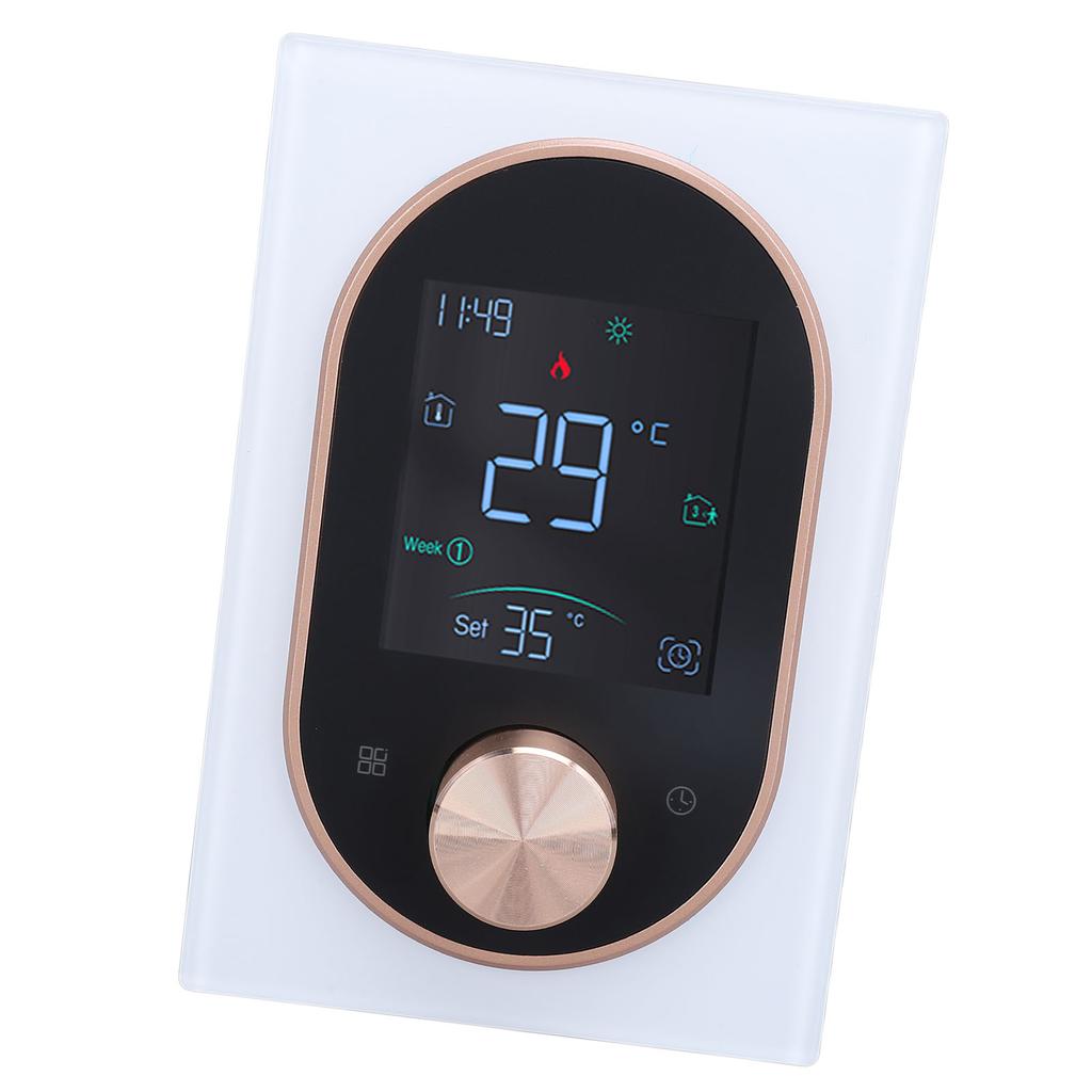 Smart Color Thermostat APP Programmable Touchscreen Knob Control Smart Temperature Controller AC