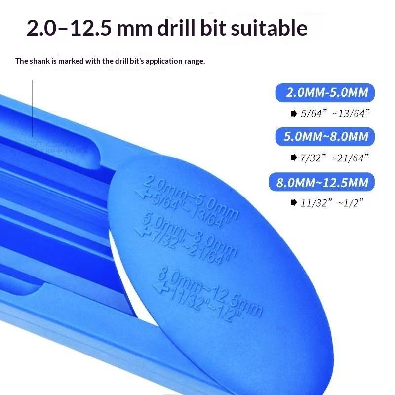 Portable 2.0-12.5Mm Drill Bit Sharpening Machine With Grinding Wheel Twist Drill Bit Sharpener Corundum Grinding Wheel Bit Tool