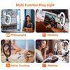 26cm 10 Inch Led Ring Selfie Light Dimmable Photography Lighting Kit Usb Charging With Tripod 120 Beads For Live Streaming Video Recording