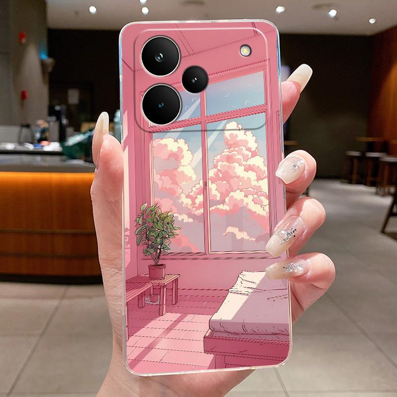 Phone Casing For Realme P4 Pro 5G Back Cover Luxury Dragon Cute Cool Boys Girls Flowers Patterns Transparent Soft Silicone Case