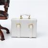 Collectible Retro Dollhouses Miniature 1/12 Scale Portable Wooden Trunk Detailed Craft
