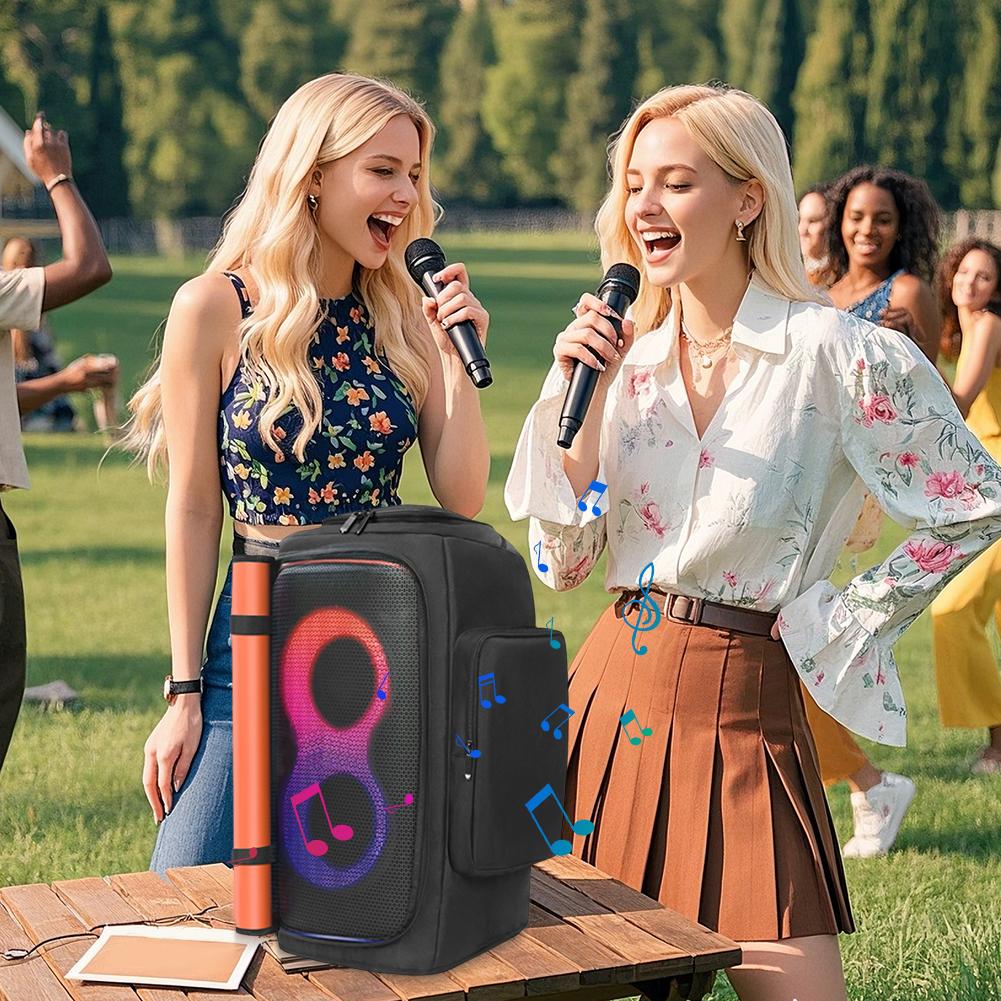 Party Speaker Dust Cover with Mic Pocket Padded Speaker Protective Cover Wear Resist for JBL Partybox 110/JBL Partybox Club 120