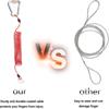 6' RV Trailer Brake Cable with Pin & Stainless Steel Spring Towing Coil Wire Safety Cable