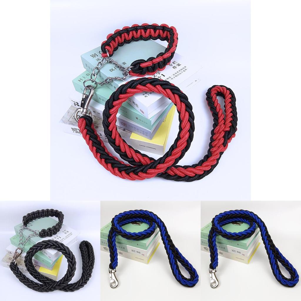 Pet Dog Leash Nylon Heavy Duty Nonextendable For Large Dogs
