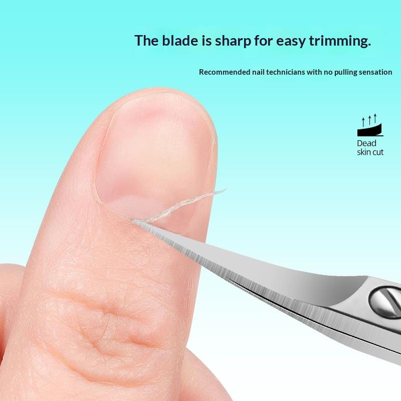 1 Pcs Extra Fine Curved Cuticle Scissors Nail Clipper Women Multi Purpose Manicure Tools Nail Cuticle Small Cutter Scissors