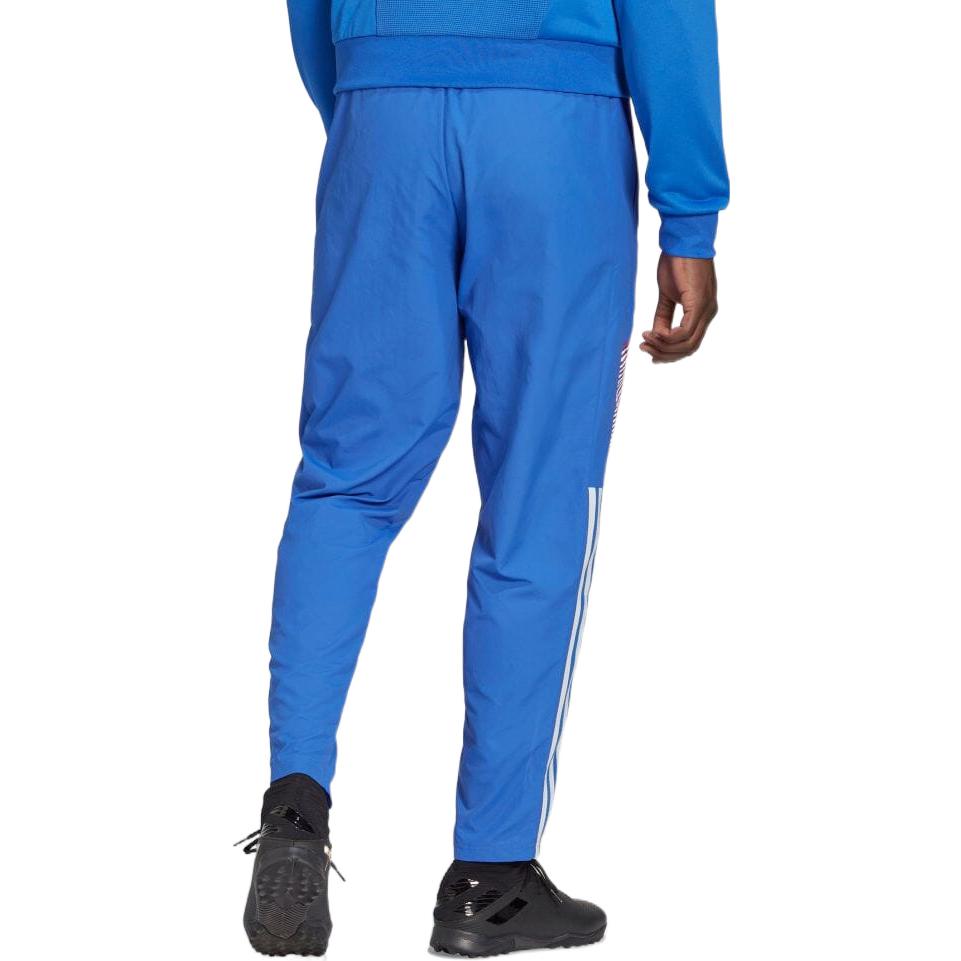 Adidas Japan Tiro 22 Football Training Series Striped Print Tapered Vintage Sports Pants Men Bottoms Sky-Blue HD8933
