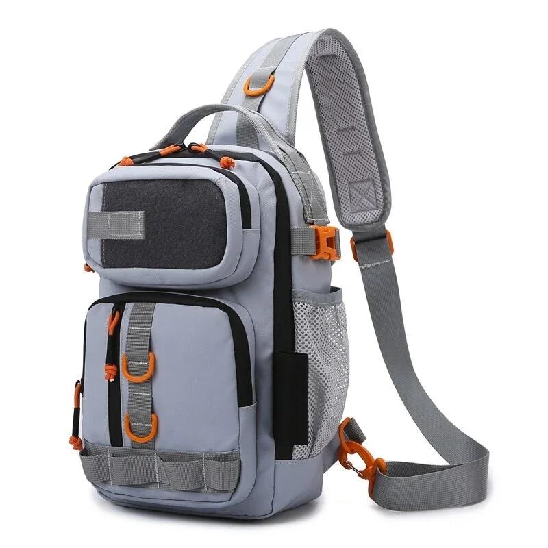 Tactical FIshing Bag Backppack Chest Sling Outdoor FIshing Lure Rod Men Sports Handbags Shoulder Laser Molle Hunting Hiking Bags