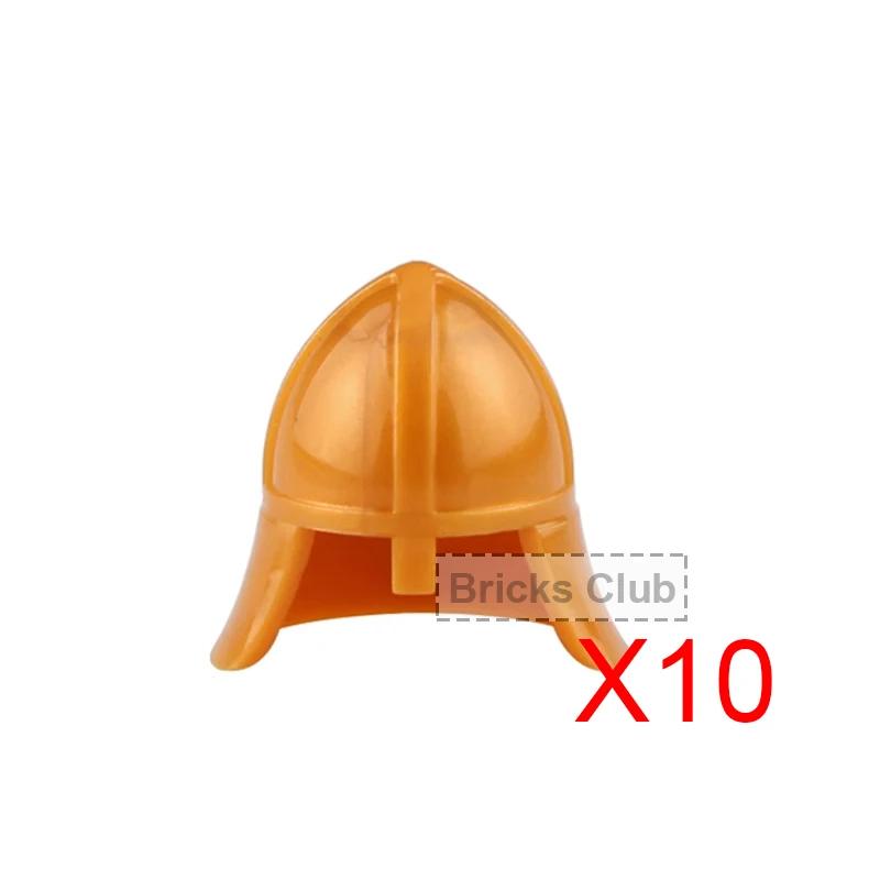 Middle Roman Knight Dwarf Helmet Feather Accessories Building Blocks Medieval Green Dragon Blue Lion Crusader Lord Shield MOC