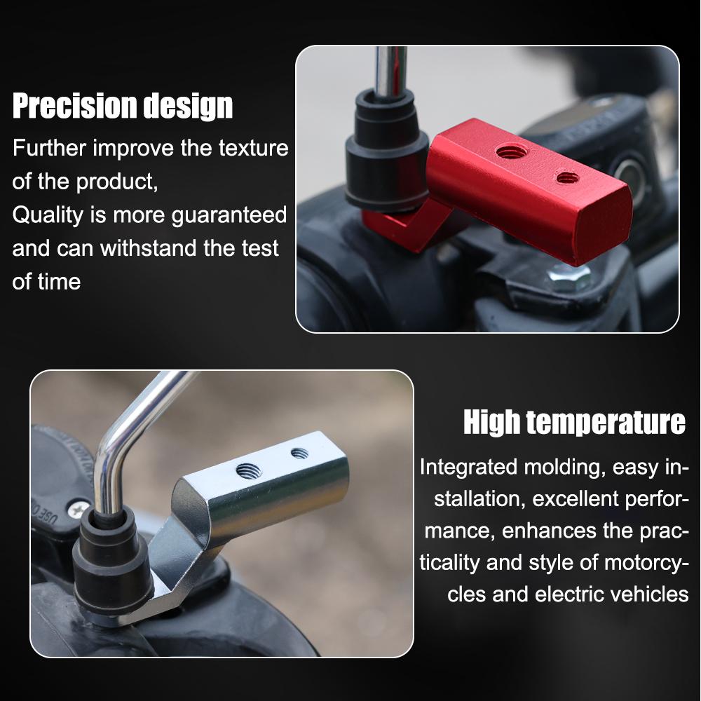 Motorcycle Rearview Mirror Expander Bracket High Quality Universal Adapter Holder Mount Aluminum Alloy Motorbike Accessories
