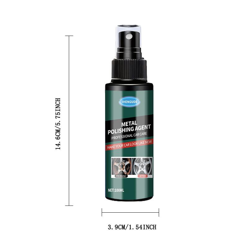 

Fast Rust Removal and Anti-Corrosion Spray - Powerful Iron Powder Removal, Suitable for Safe Treatment of Metal, Chrome and Plastic Surfaces - Car