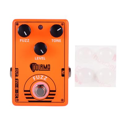Pedal de efectos de guitarra Dolamo D-2 FUZZ con True Bypass para guitarra eléctrica