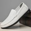 Fashion Genuine Leather Mens Shoes New Design Casual Loafers Slip-on Business Dress Shoes Comfortable Driving Footwear Classic Moccasins