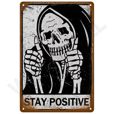 Vintage Metal Signs Plates Posters House Interior Bathroom Wall Art Mural Aesthetic Room Home Decor Decorations Retro Tin Sign