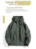 Unisex Korean Style Hooded Windbreaker – Casual Spring & Fall Outdoor Sports Jacket