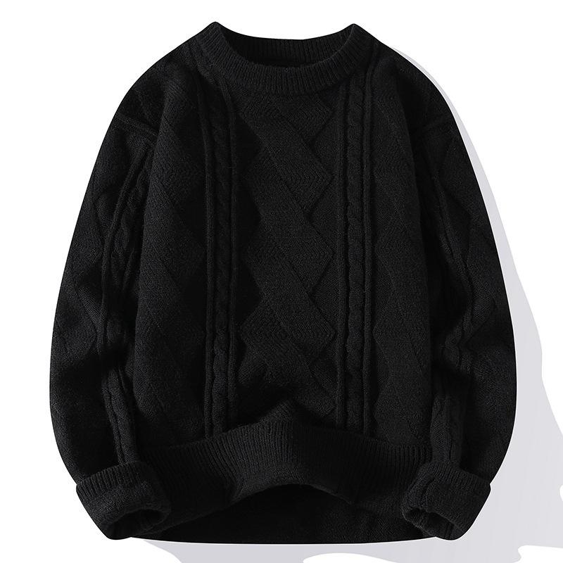 Hot Sale, Popular, New Casual Crew Neck Sweater In Autumn and Winter, Bottom Knitted Sweater, Large Size Loose Sweater.
