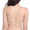 Seamless Sexy Jelly Support Bra - Wire-Free, Large, Cross-Back Design