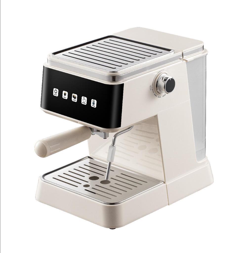 New Semi-Automatic Espresso Machine with Milk Frother & Pressure Gauge