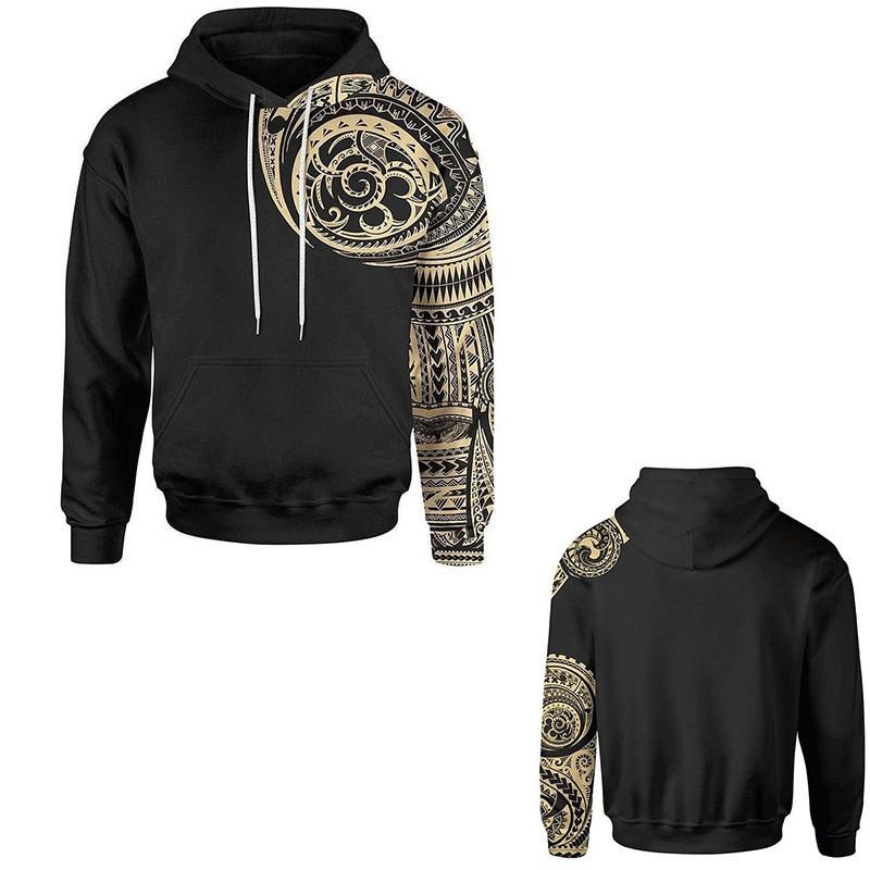 Unisex Hooded Sweatshirt Digital Print Streetwear Loose Fit Winter Casual Long Sleeve Pullover Teens Adults
