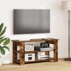TV Stand Smoked Oak 100 x 40 x 50 cm