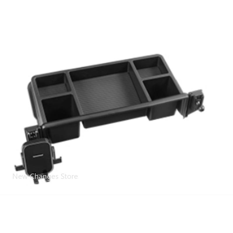 For BYD Ti 7 Titanium 7 2025 2026 Car Navigation Holder Screen Fixed Storage Box Interior Modification Upgrade Parts