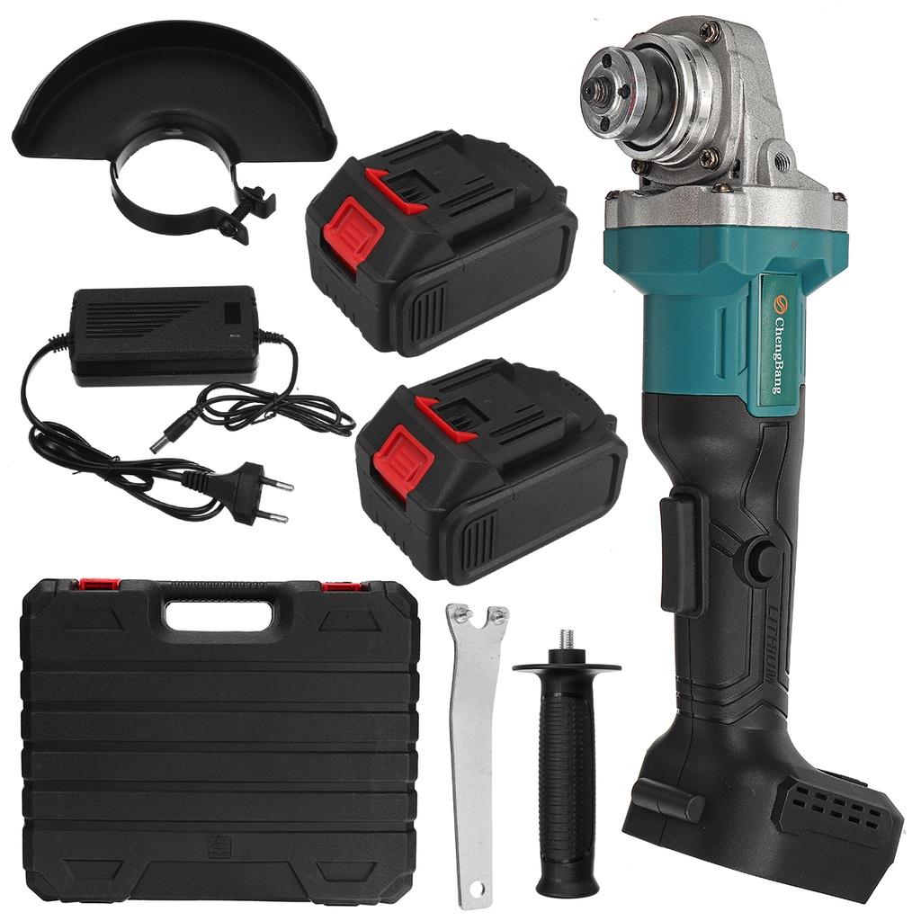 21V 100MM 1/2 Lithium-Ion Battery DIY Woodworking Grinding Machine Power Tool Brushless Electric Angle Grinder Cutting Machine