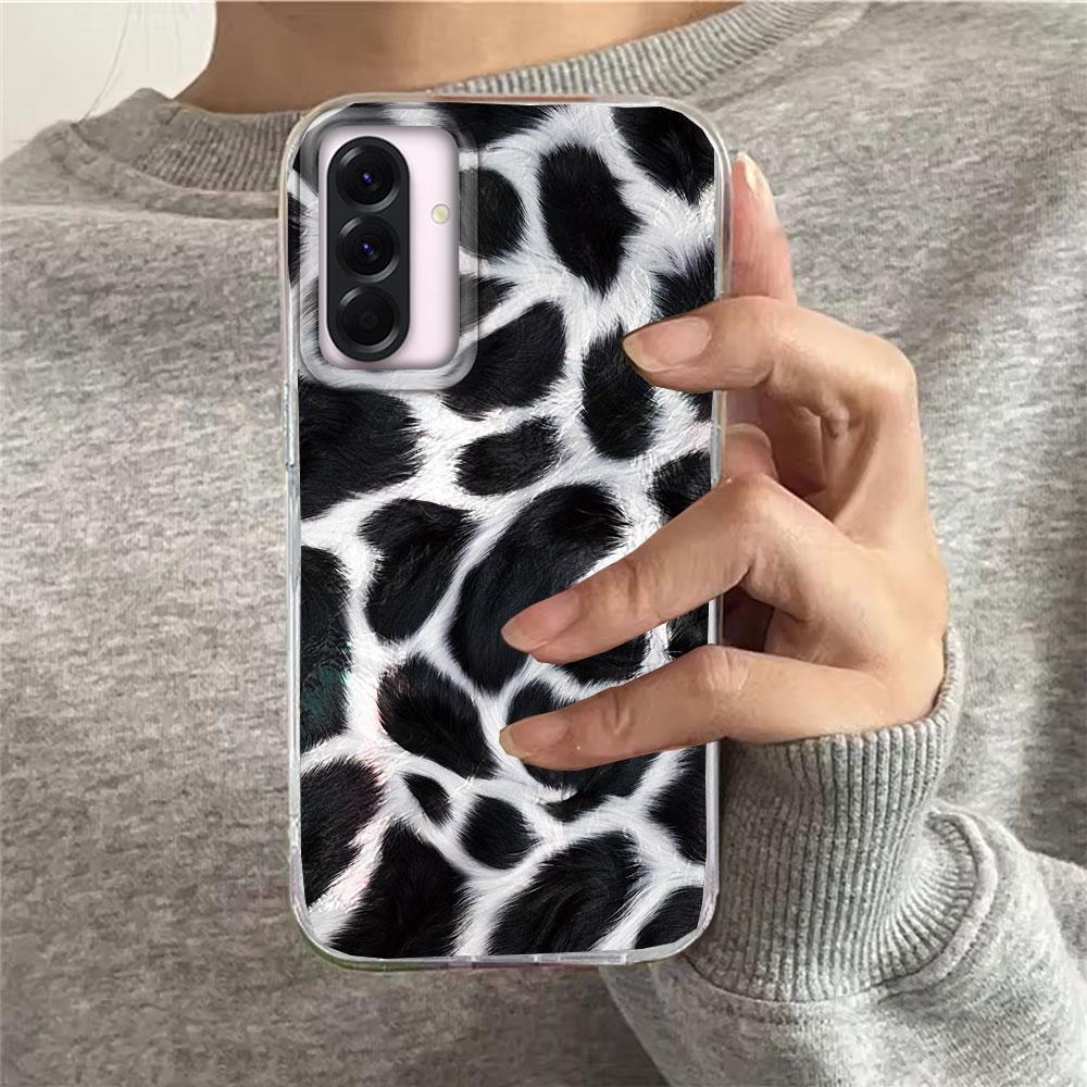 Gold Leopard Fashion Women Phone Case for Samsung Galaxy A16 A55 A07 A17 A56 A36 A26 A53 A06 A14 A24 A34 A54 A15 A12 A22 Cover