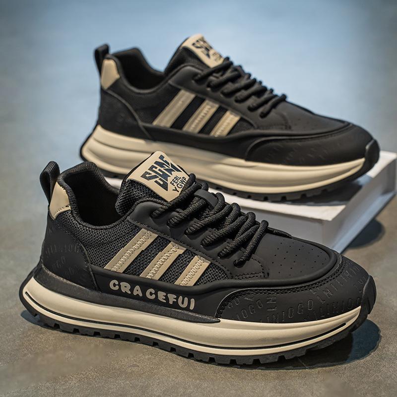 

Men s shoes 2025 summer new versatile breathable mesh lightweight sports Forrest Gump shoes youth platform casual trendy shoes 44