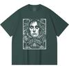 T-shirt Heavy Metal 100% Cotone 230 Gsm Stampa Band Rock Musica Popolare Unisex T-shirt Pesante in Cotone