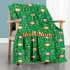 Teletubbies Personalized Name Blanket Lightweight Customizable Blanket Warmthful Decor for Bed Nap Chair Office Chair All-Season Use