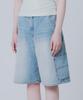 WAARFORWOMAN W1151 Stitch Point Shorts_Medium Blue