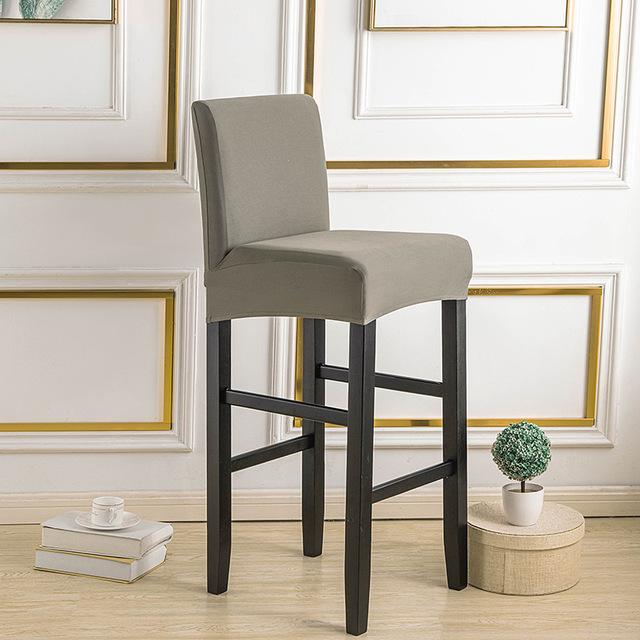 Coprisedile Sgabello da Bar con Stampa Geometrica Schienale Basso Coprisedili Senza Braccioli Elasticizzati in Spandex per Sala da Pranzo Hotel Arredamento Casa