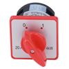 BERM Changeover Switch Rotary Knob 1 Pole 2 Position Accessory for Power Control AC 380V