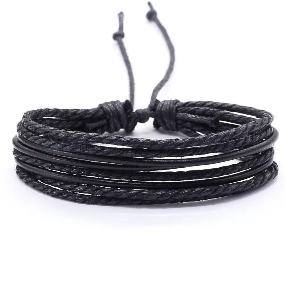 

Модный мужской кожаный браслет в корейском стиле: Красивый, Доминирующий, Идеальный Подарок на День Рождения